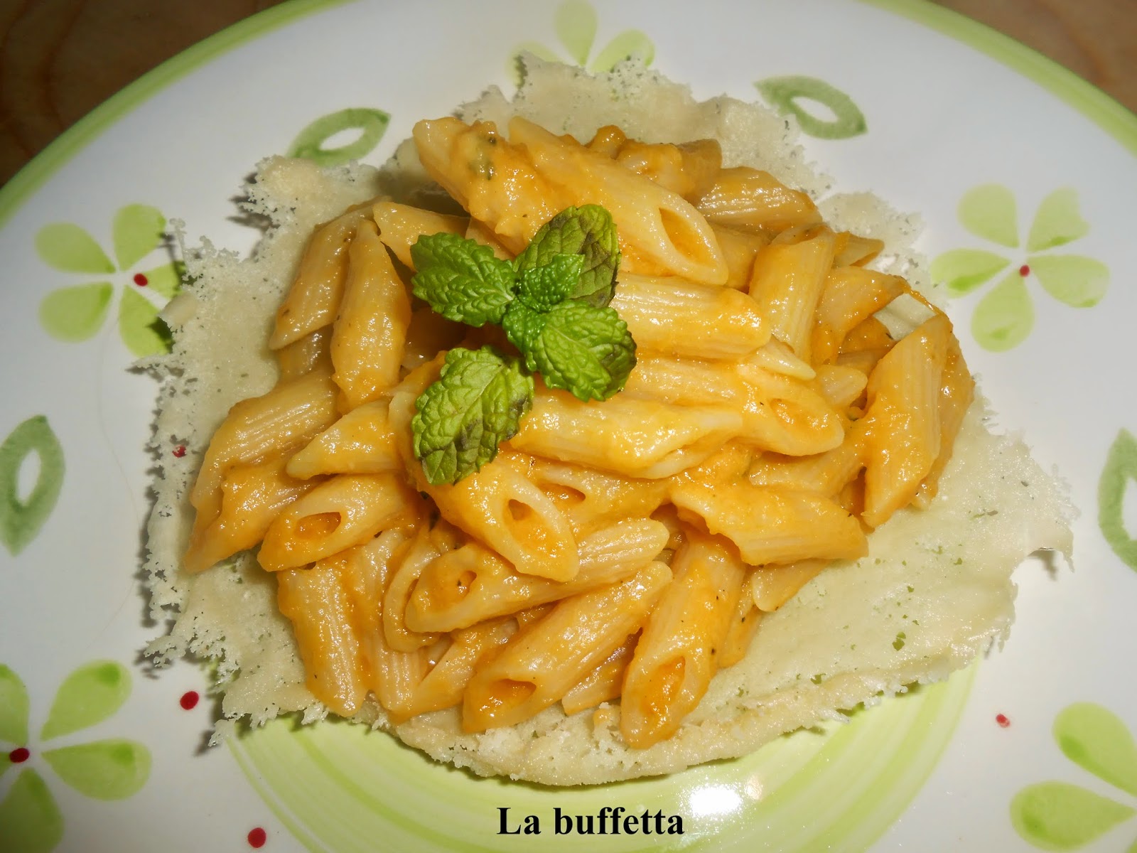 mezzepenne con crema di zucca