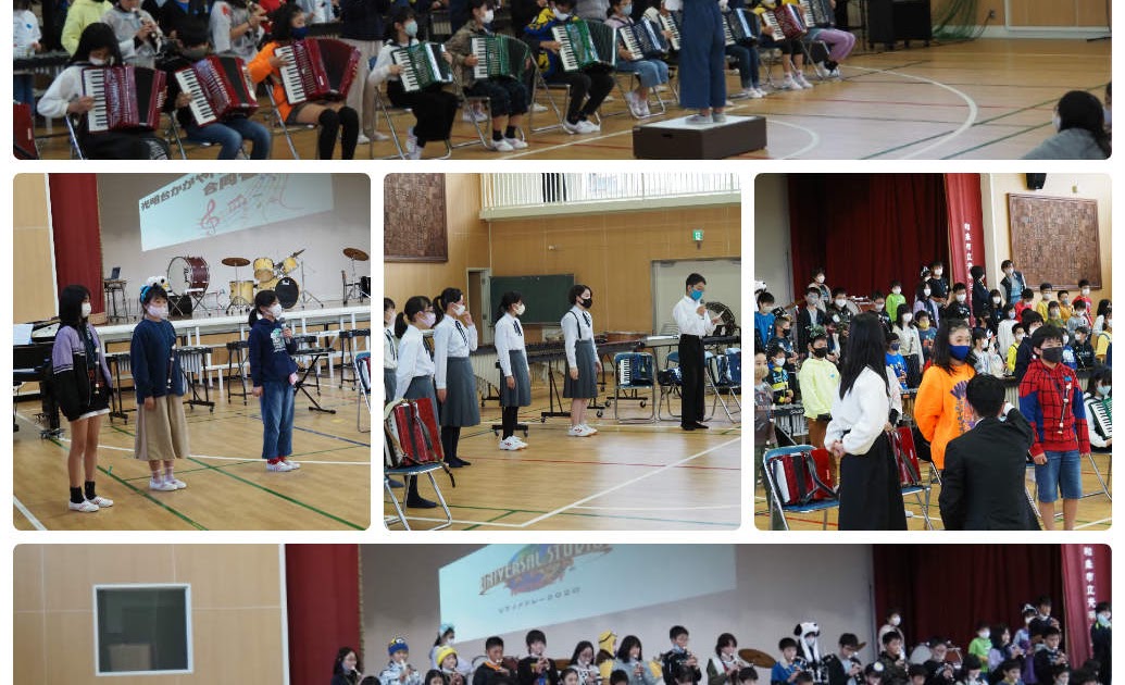 和泉市立光明台北小学校 R2,11,16 光明台かがやけ学園 合同音楽会