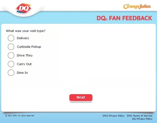 dairy queen survey coupon