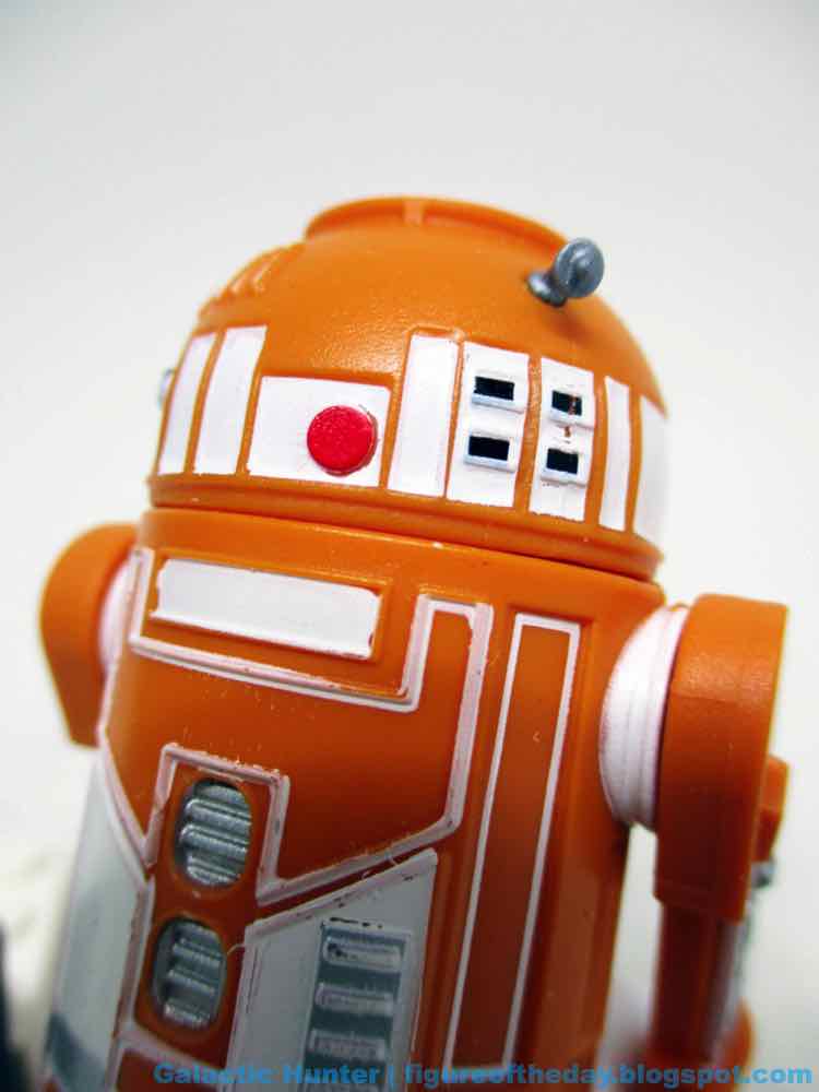 Galactic Hunter's Star Wars Figure of Day with Adam Pawlus: Star Wars Figure the Day 2,811: R8-Series Astromech Droid Orange with White Panels