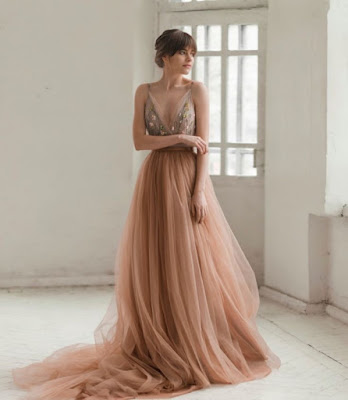 Robe de mariée avec inspiration couleur-weddingstyle-mariage-KMich Weddings-Philadelphie PA