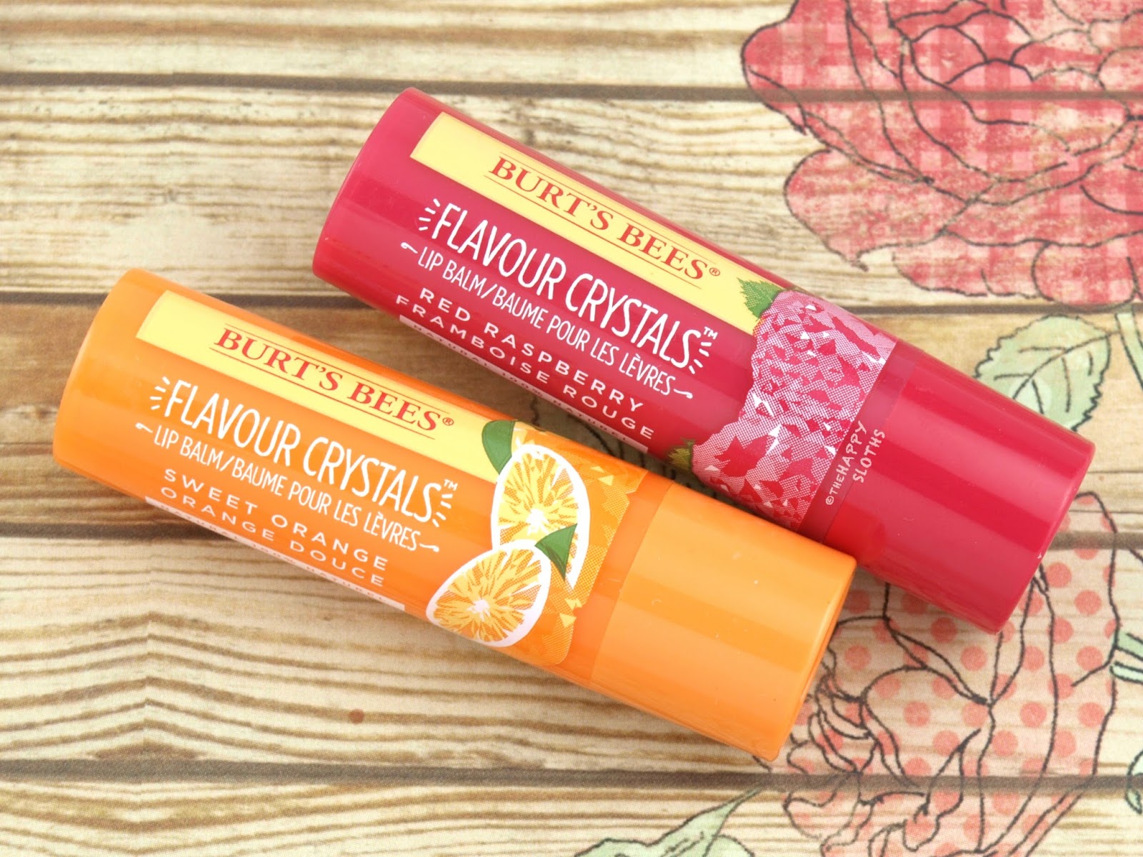 Burt's Bees Flavour Crystals Lip Balm Review The Happy Sloths