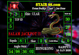 Prediksi Togel Hk Sabtu 18 Januari 2020 Angka Jitu Jp