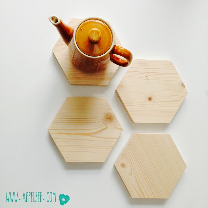 Trivets from recycled wood - www.appelzee.com