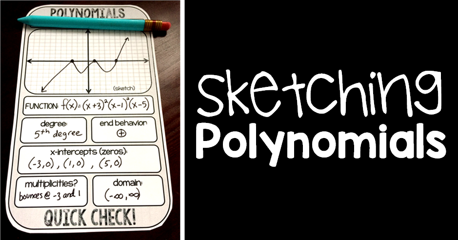 Scaffolded Math and Science: Teaching Polynomial Sketching