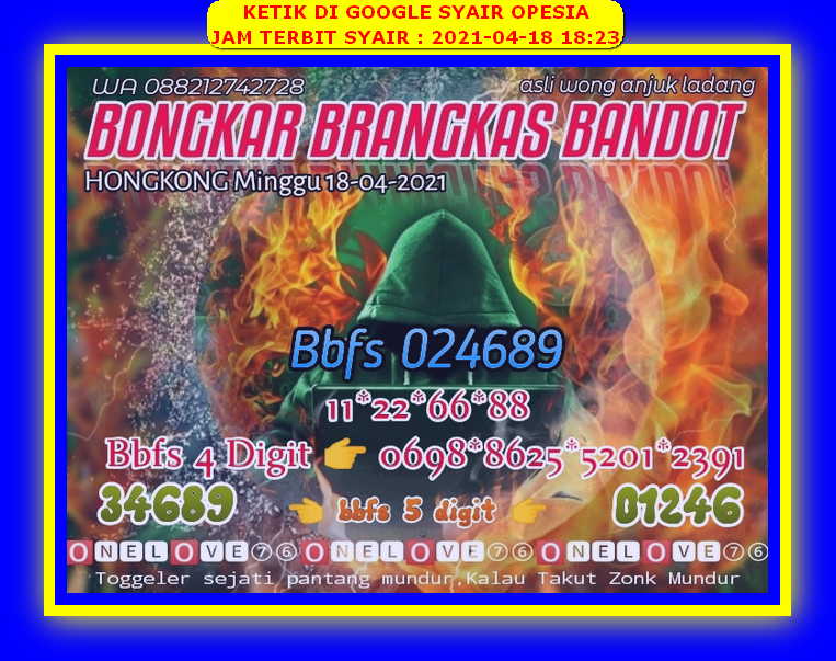 ྕ Syair hk garuda putih 23 april 2021  ᗈᗈ 