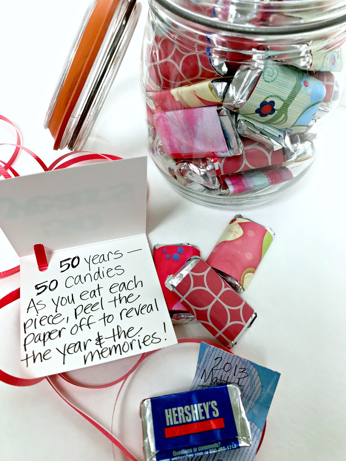 michelle paige blogs 50th Anniversary Candy Gift