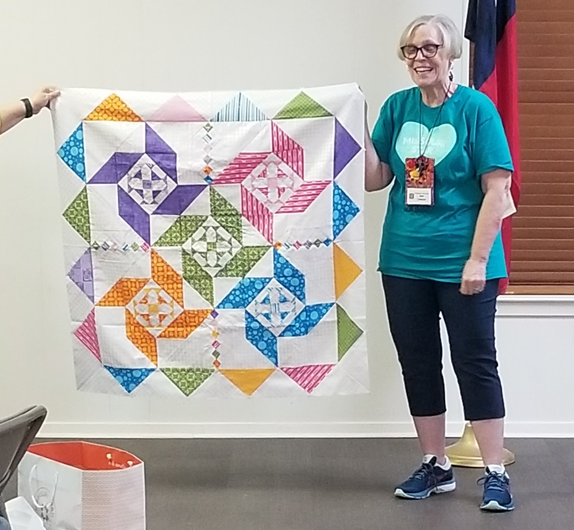 Farmersville Quilt Guild June 2021 1st meeting in 14 months