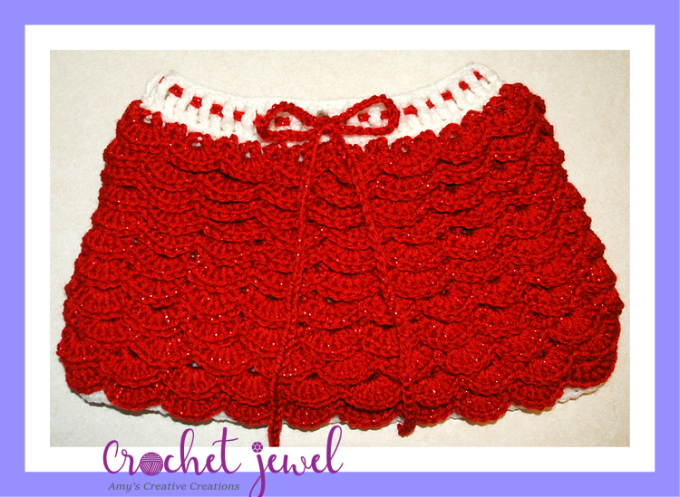 Amy's Crochet Creative Creations How to Crochet Ruffle Skirt Pattern