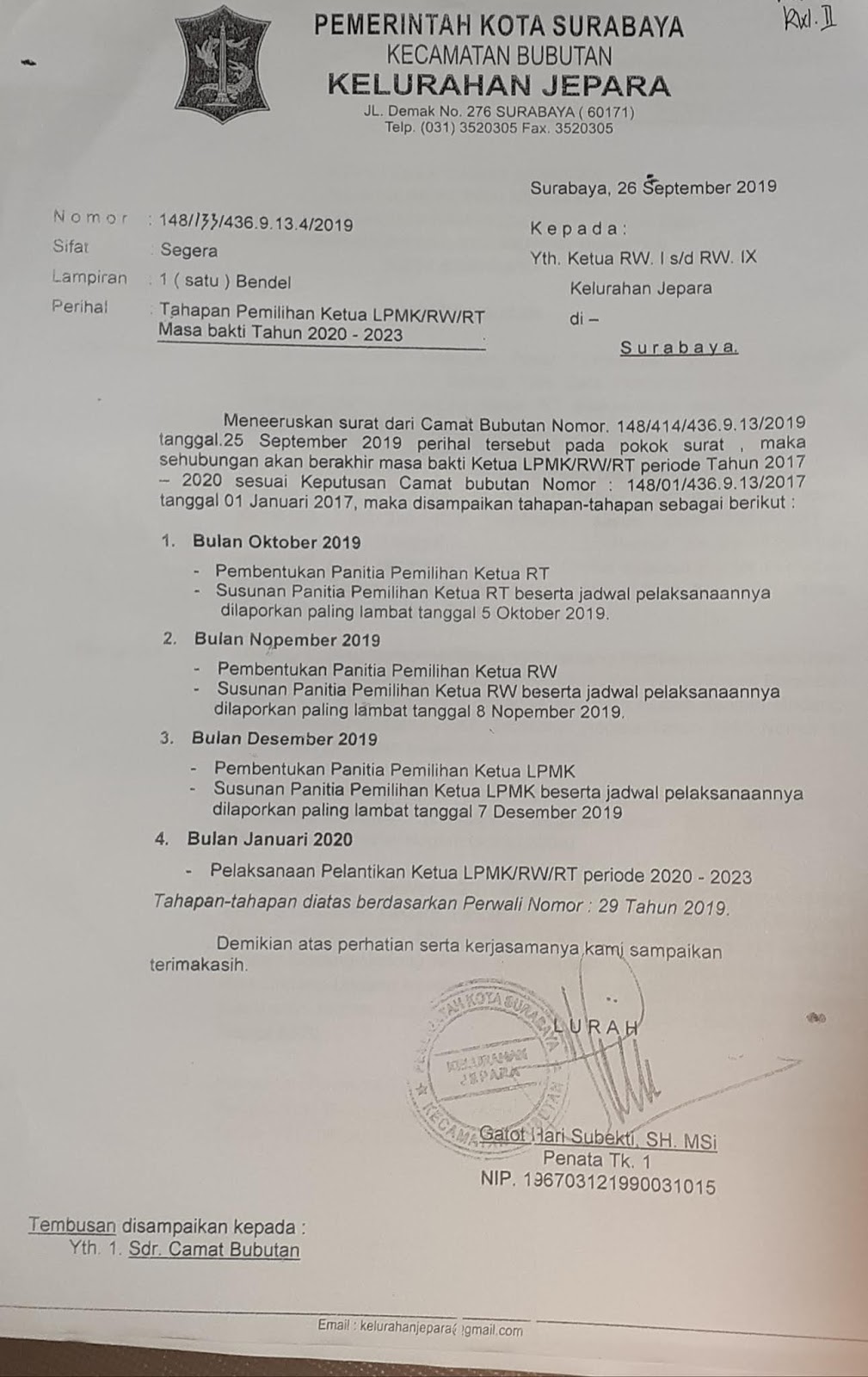 Contoh Sk Rt Rw 2020 Dunia Sosial