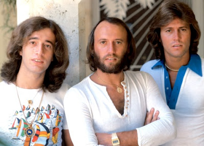 Bee Gees Foto de Bee Gees con cabello largo