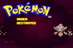 Pokemon DarkRising: Order Destroyed GBA Cover