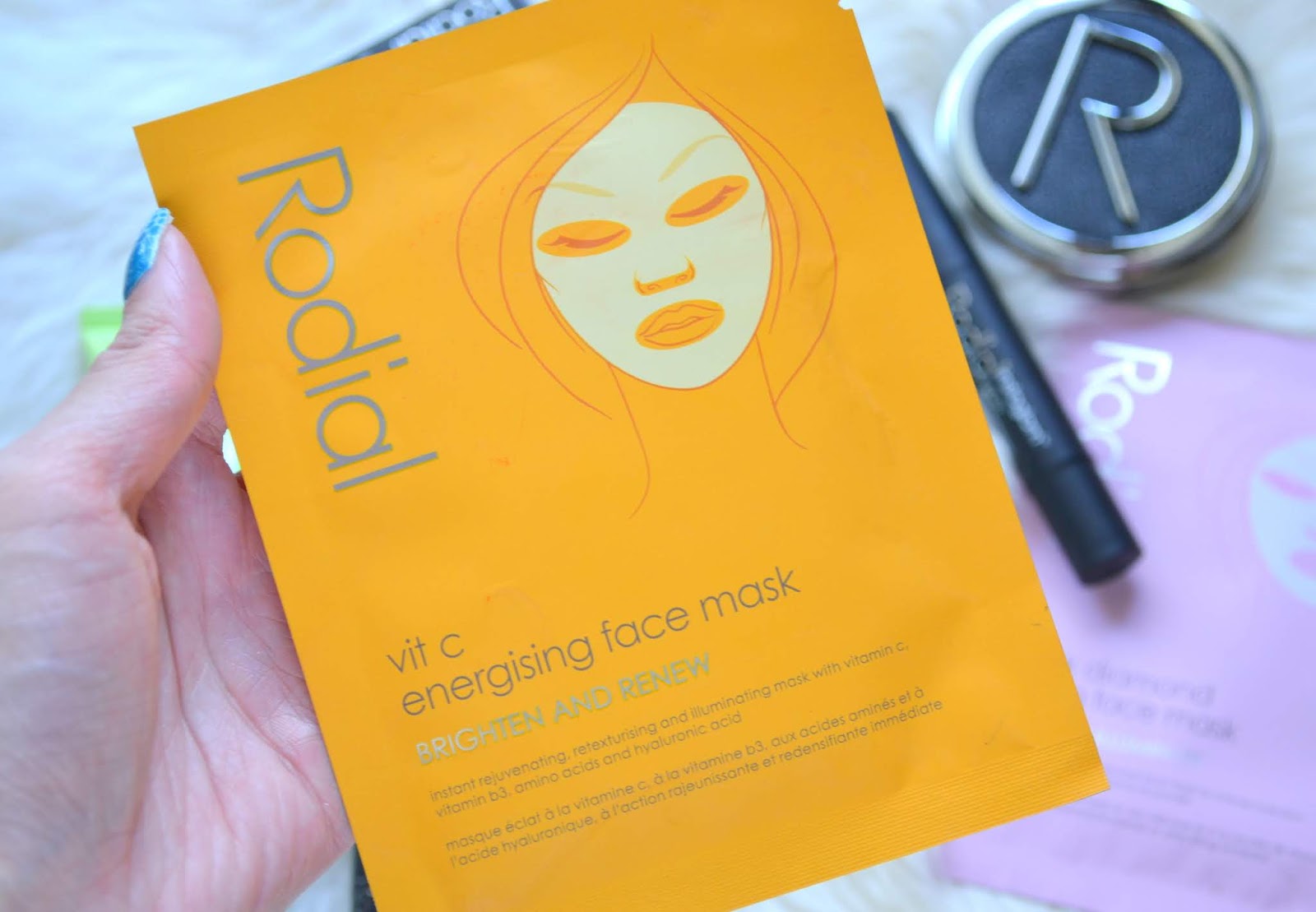 Download Sheet Mask Rodial Vit C Energising Face Mask 100daysofsheetmasks Cosmetic Proof Vancouver Beauty Nail Art And Lifestyle Blog PSD Mockup Templates
