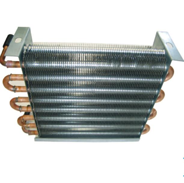 Radiador pequeño, Mini intercambiador de calor, tubo de cobre con aletas,  evaporador refrigerado por aire