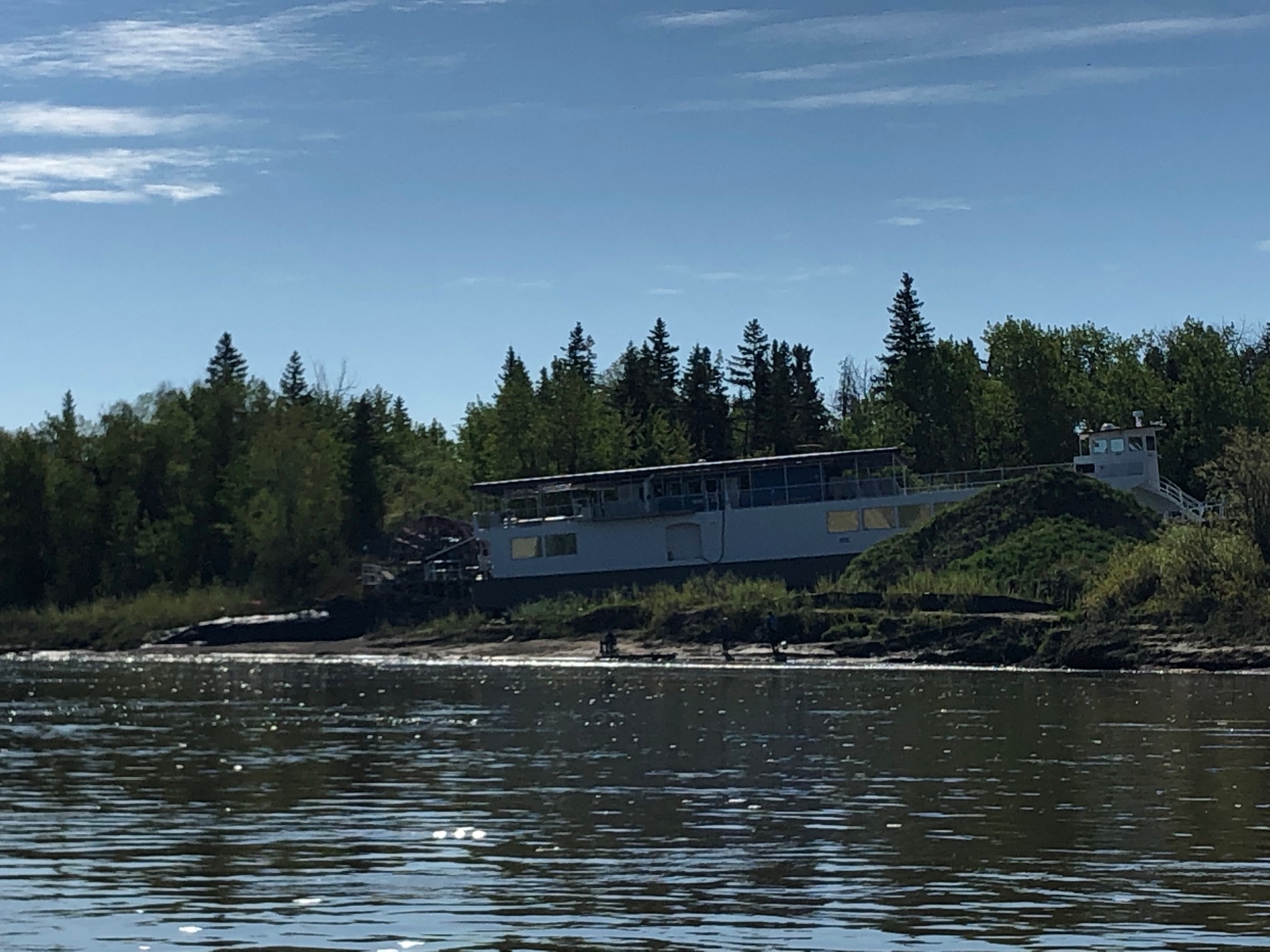 Paddling Near Edmonton, Alberta, Canada North Saskatchewan, Quesnel