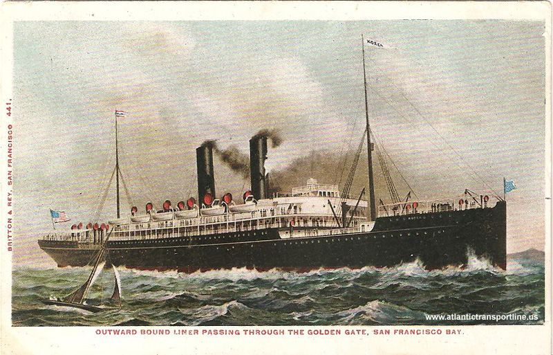 HISTORY - PACIFIC MAIL STEAMSHIP COMPANY