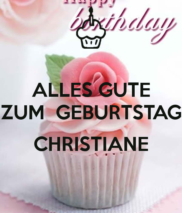 Happy Birthday Liebe Christiane 26 Januar Cupcakes Version