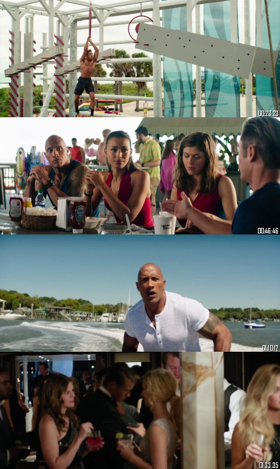 Baywatch 2017 BRRip 720p 480p Dual Audio Hindi English Full Movie Download