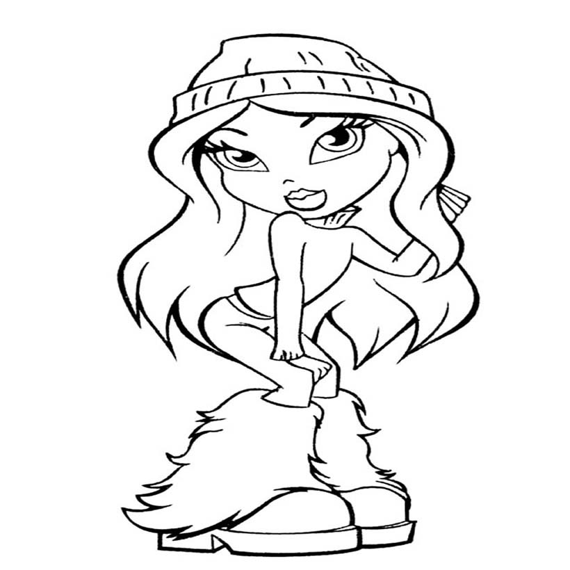 i need bratz coloring pages to color - photo #39