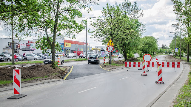 Budowa Trasy Uniwersyteckiej Remont ulicy Glinki i Magnuszewskiej