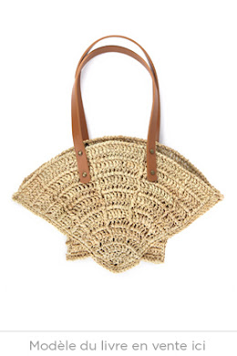 panier coquillage au crochet