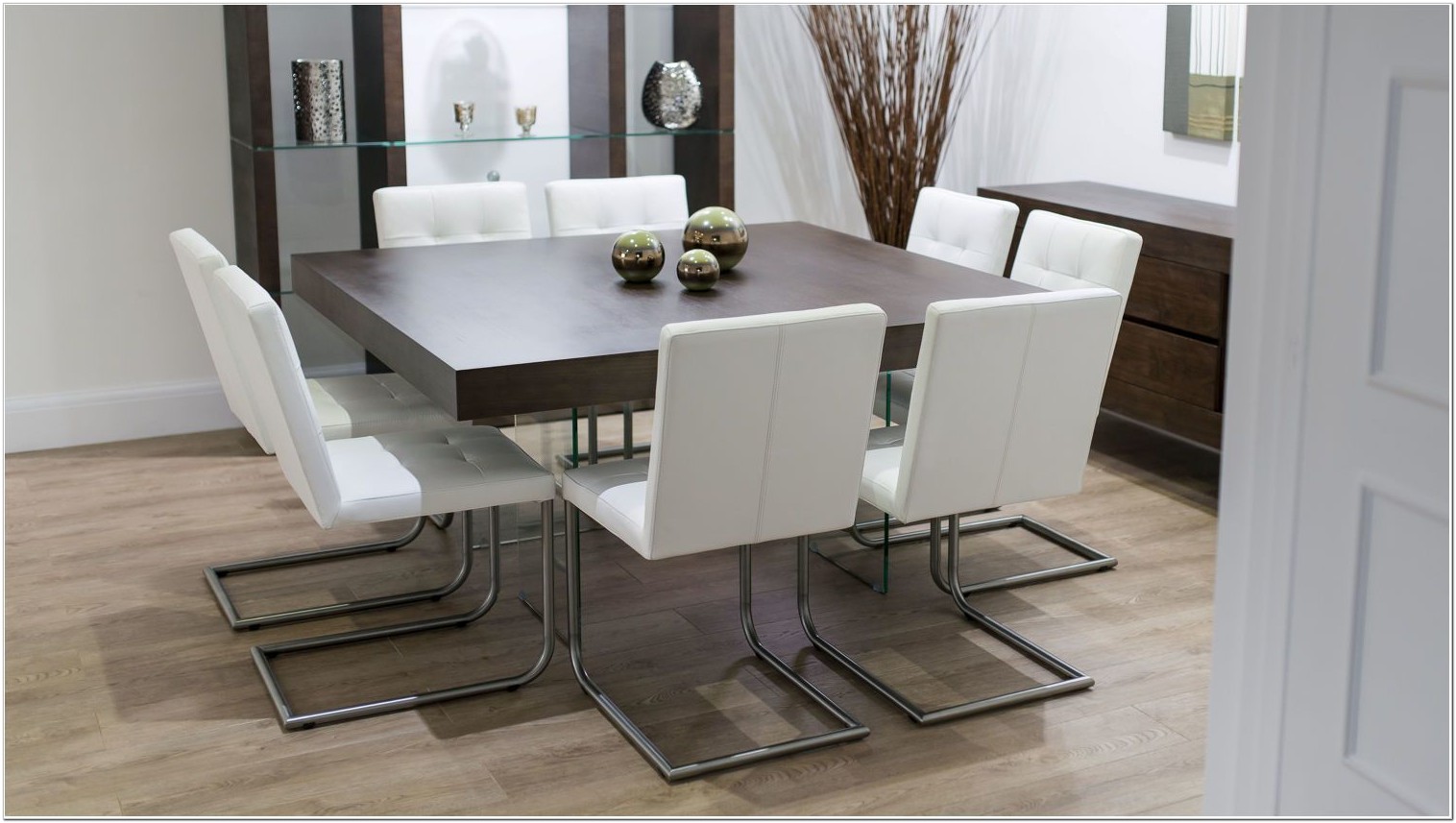 8 Seat Square Dining Room Table