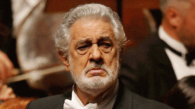 Plácido Domingo: cielo gloria infierno rechazo, deshonor deshonra.