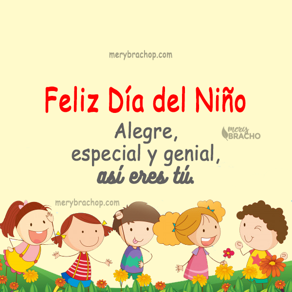 ️ Feliz Día del Niño. Frases Cristianas y Versículos para Saludar Niños