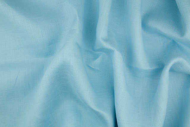 Baby Blue Handkerchief Linen Fabric