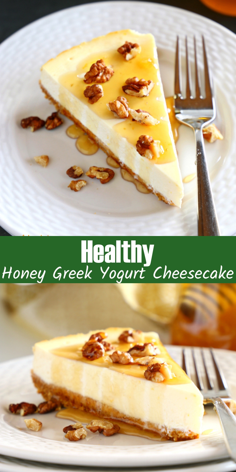Healthy Honey Greek Yogurt Cheesecake - Girls Dishes