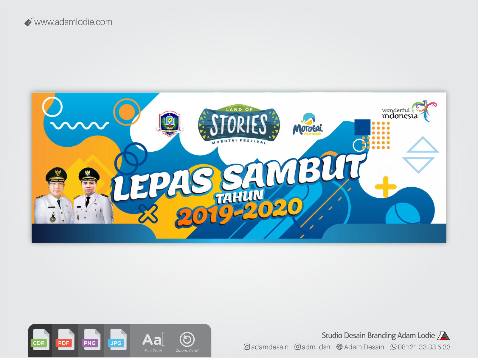 JASA DESAIN BANNER | X-BANNER ~ AdamLodie.Com