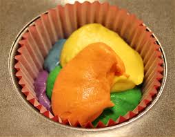 රේන්බෝ කප්කේක් (Rainbow Cupcakes) - Your Choice Way
