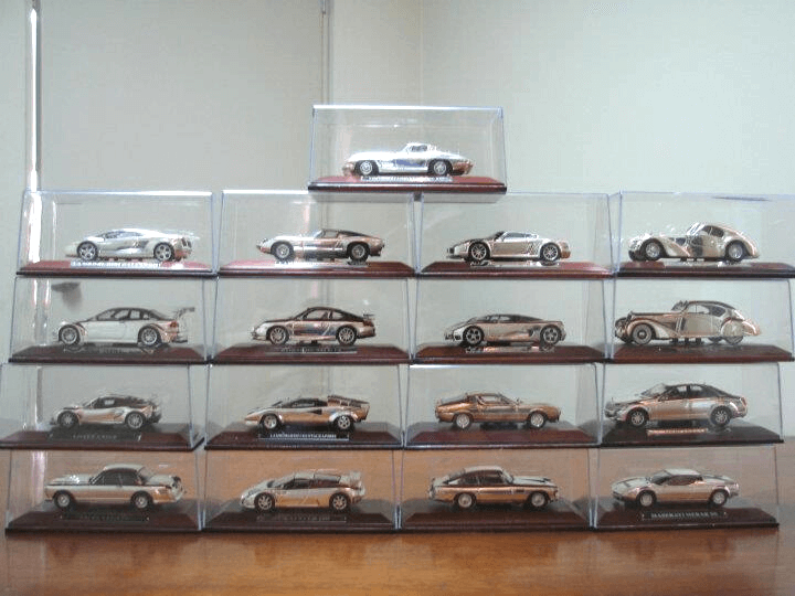 coleccion joyas del automovil en plata 1:43 riguse
