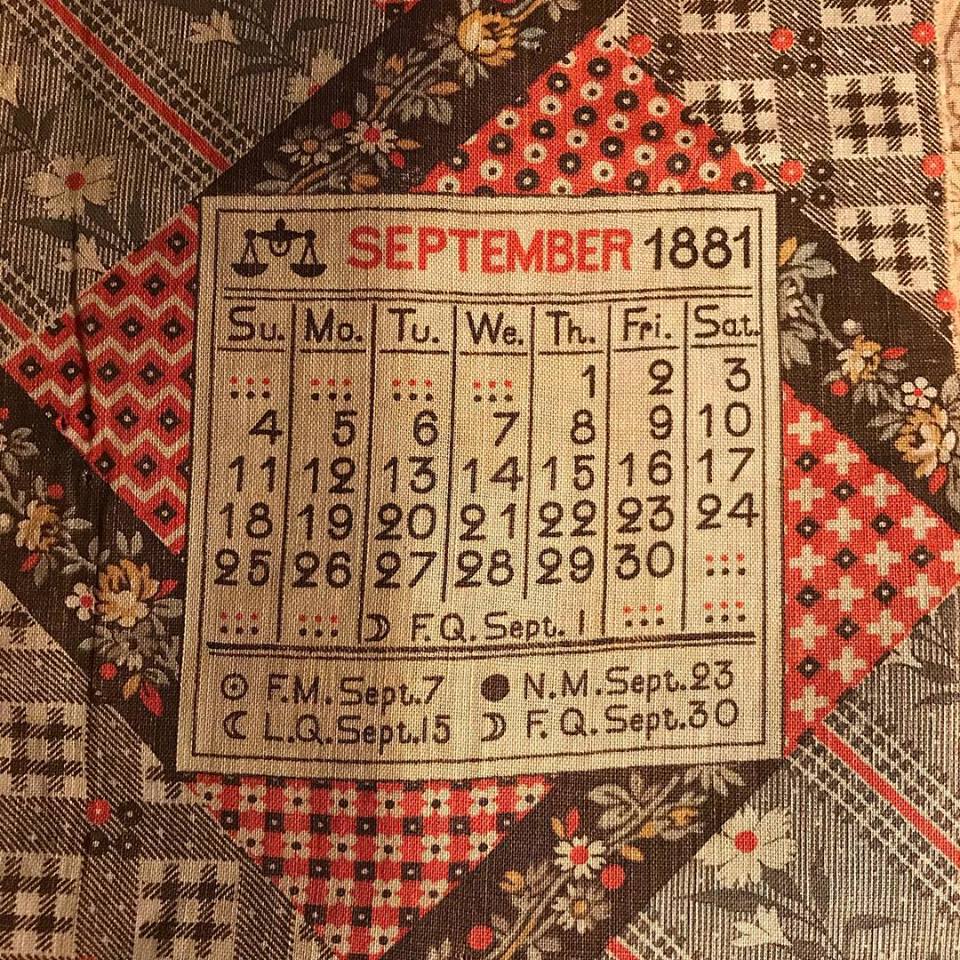 Textile Time Travels: Day 12 - more antique printed patchwork and ...