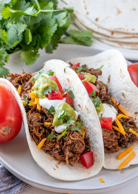 Slow Cooker Shredded Beef Tacos Recipe