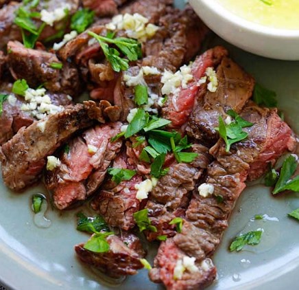 GARLIC BUTTER BRAZILIAN STEAK