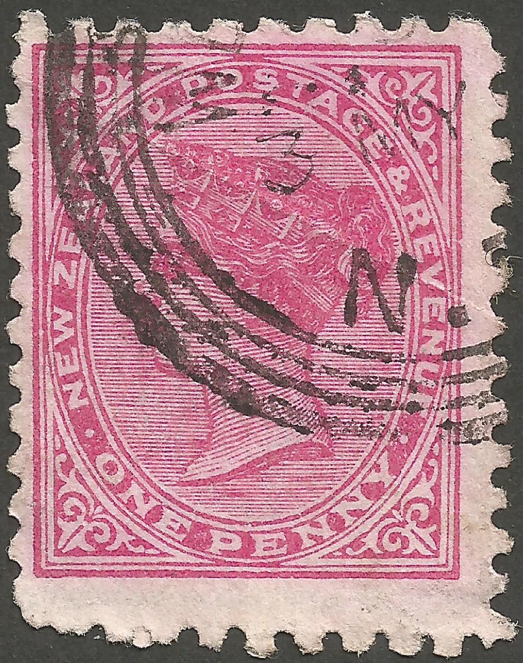 Stamps Stamp New Zealand (1882) Queen Victoria 1 penny Stamps Stamp New Zealand (1882) Queen Victoria 1 penny