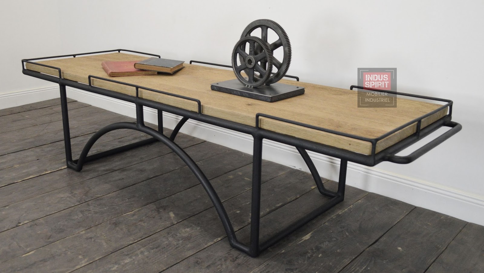 Table basse design industriel bois et métal -> Table Basse Metalique Et Bois Table basse design industriel bois et métal -> Table Basse Metalique Et Bois