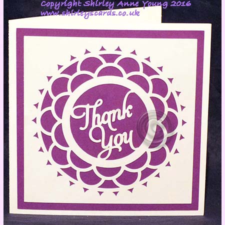 Download Shirley's Cards: Freebie Thank You Card