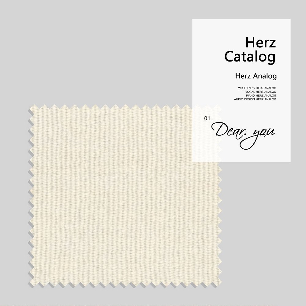 Herz Analog – Herz Catalog – Dear you – Single