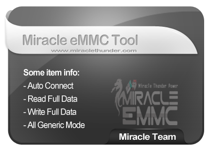 Miracle eMMC Tool 3.01 Thunder Edition Beta Released on 12th June 2018