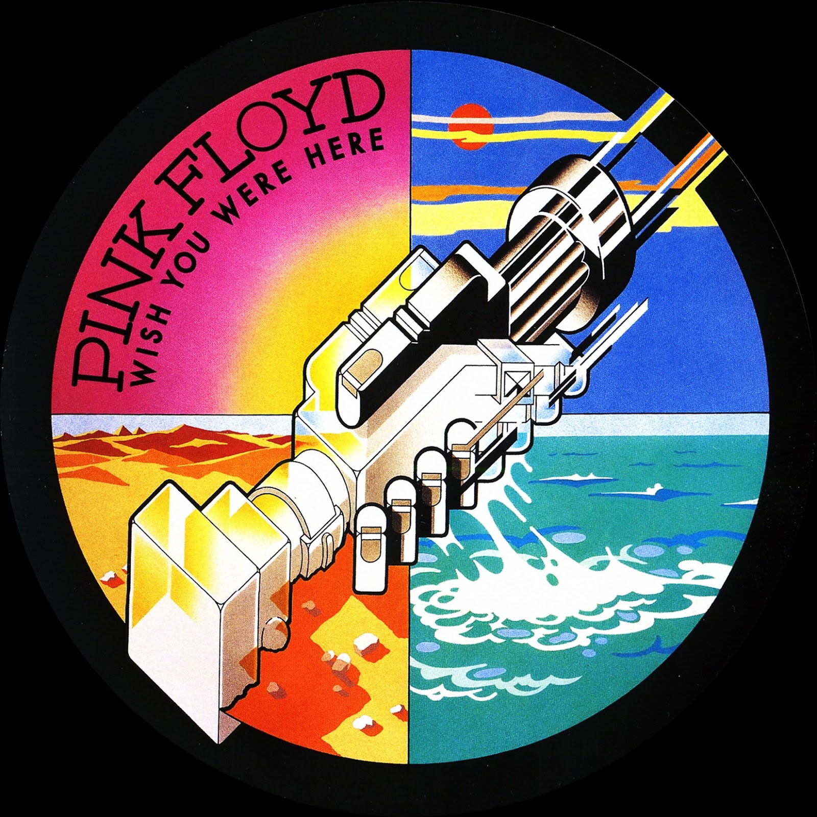 Pink Floyd Ilustrado Wish You Were Here L.P E.U 2011