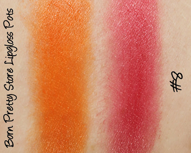 Born Pretty Store Lipgloss/Lipstick Pots - Shade #8 Swatches & Review