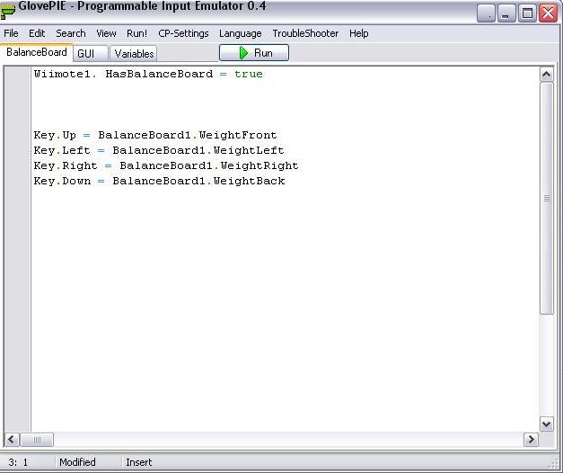 live in the pink Finalized GlovePIE Scripting