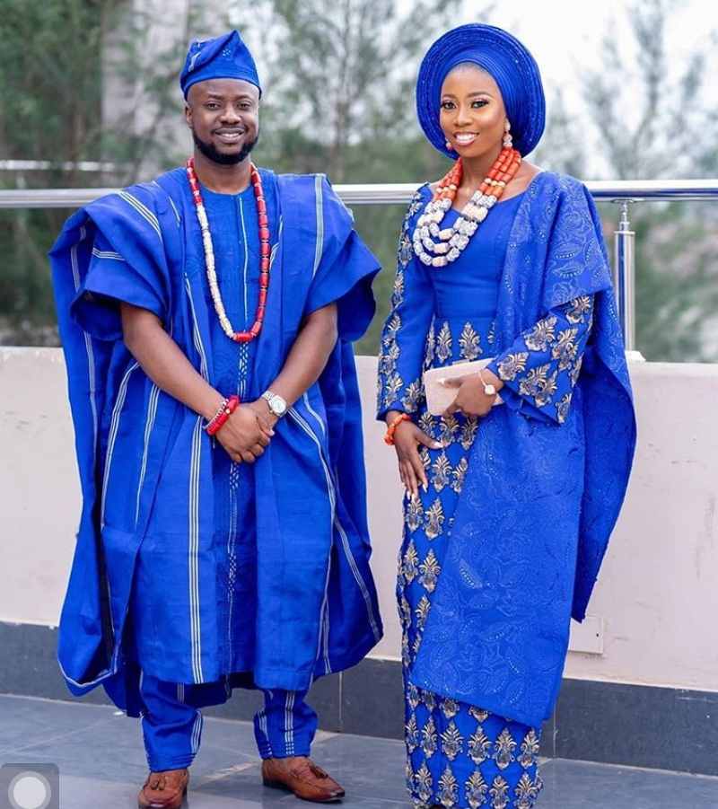 2022-2023 Latest Yoruba Traditional Wedding Attire For Bride and Groom ...