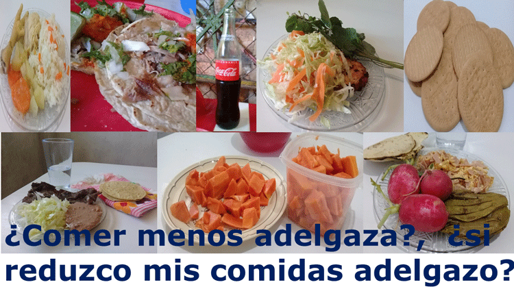 Comer menos adelgaza, si reduzco mis comidas adelgazo 