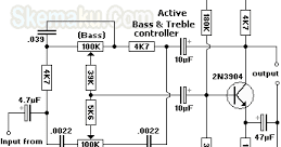 Rangkaian Tone Control Sederhana