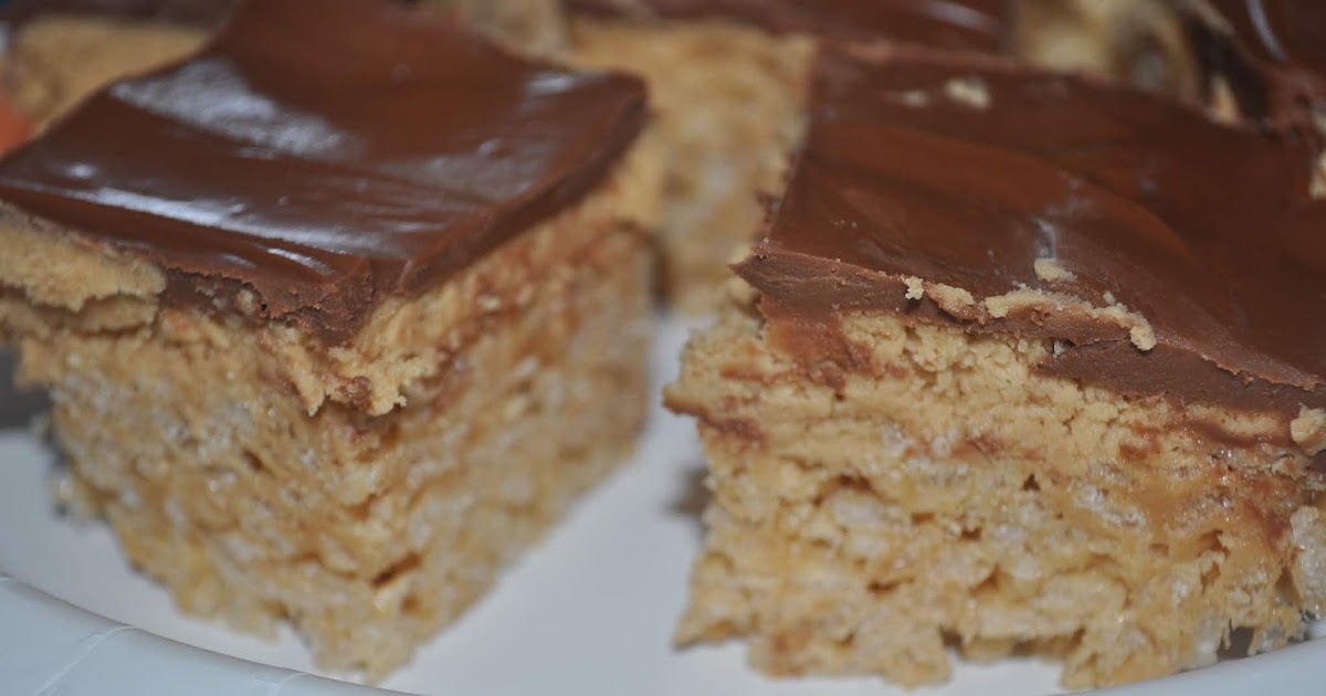 Beth's Favorite Recipes 'Awesome' Peanut Butter Buckeye Rice Krispies