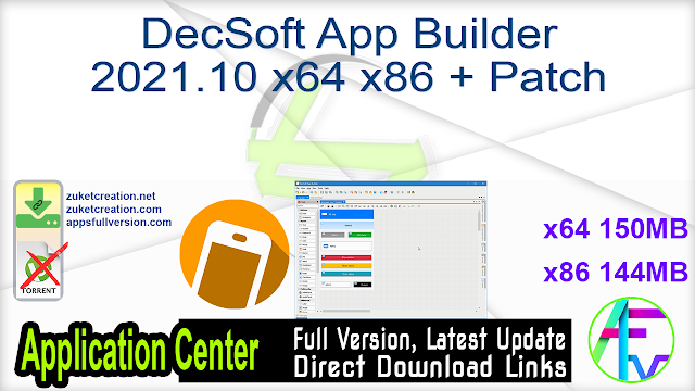 DecSoft App Builder 2021.10 x64 x86 + Patch