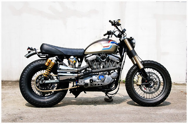 Harley Davidson Sportster By Crazy Garage